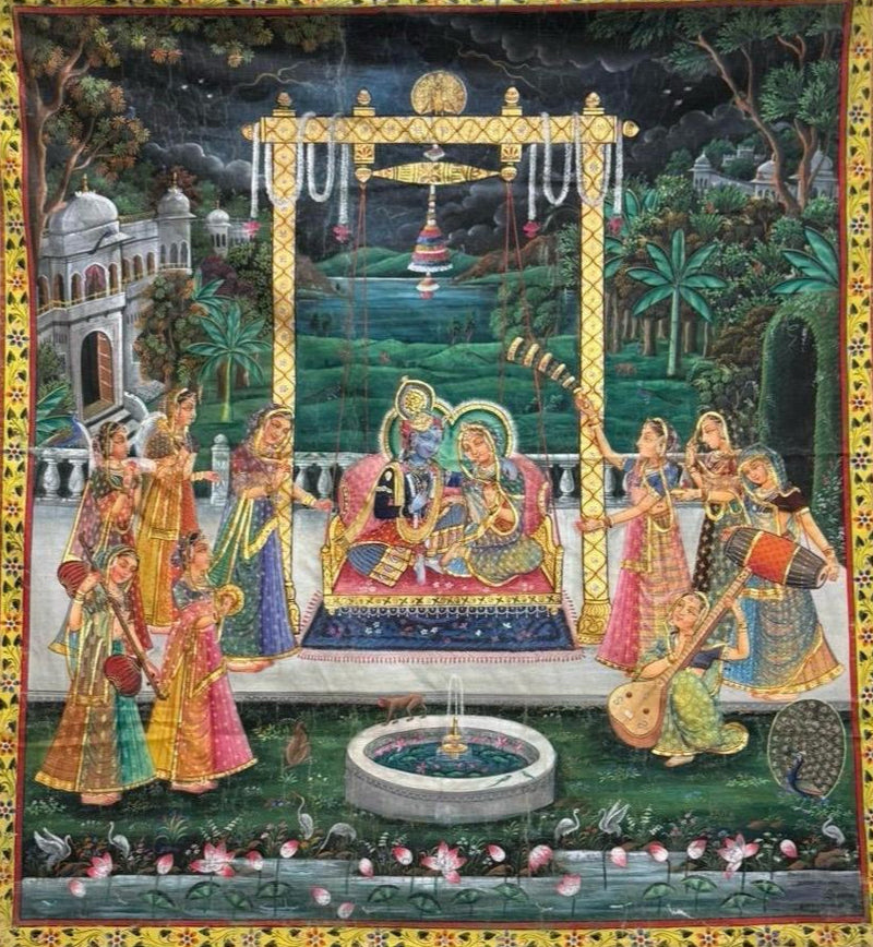 Radha and Krishna on the Hinda